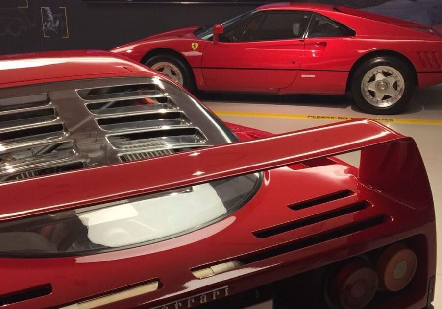 Fabriek Lamborghini en Ferrari